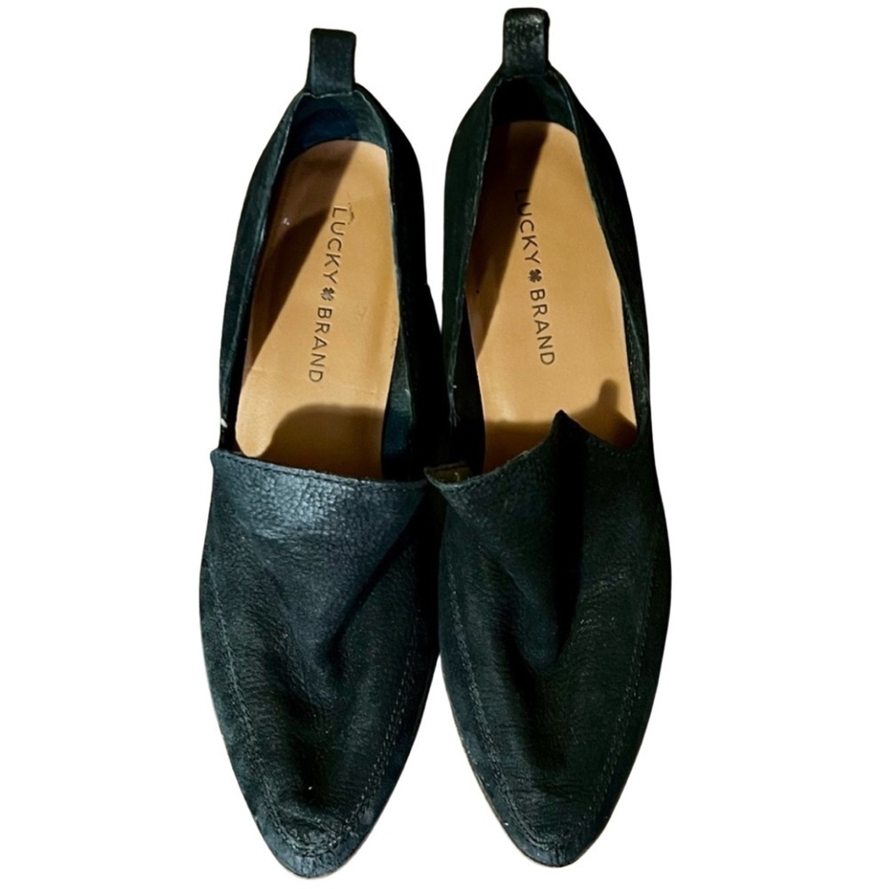 Lucky Brand Black Leather Ankle Booties – Women’s 8.5M - Picture 2 of 7